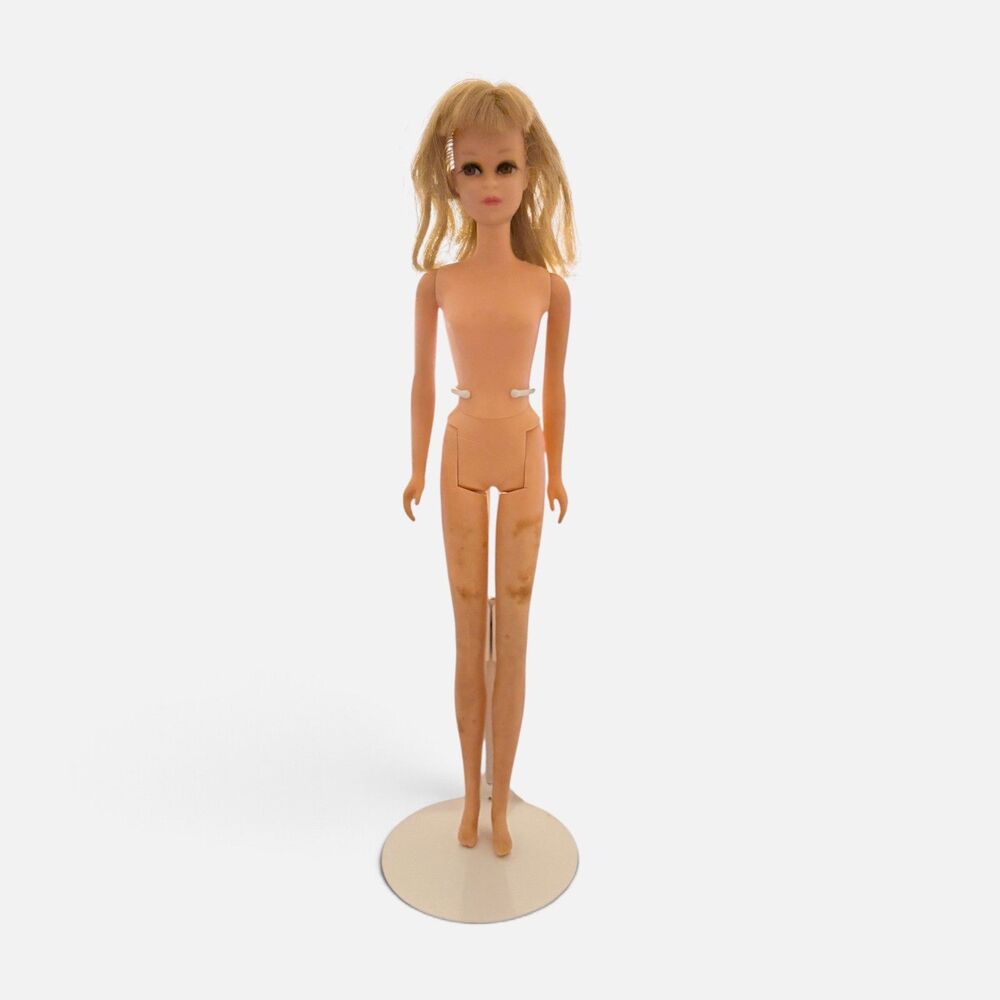1967 Vintage Mattel Twist ’N Turn Francie #1170 Blonde Nude Doll Rooted Lashes